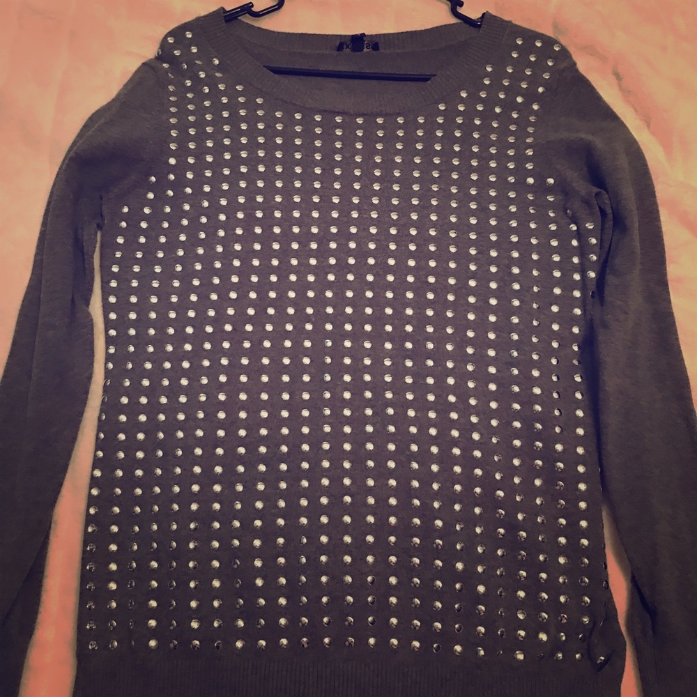 Gray Express Sweater
